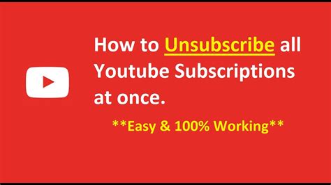 youtube unsubscribe all script